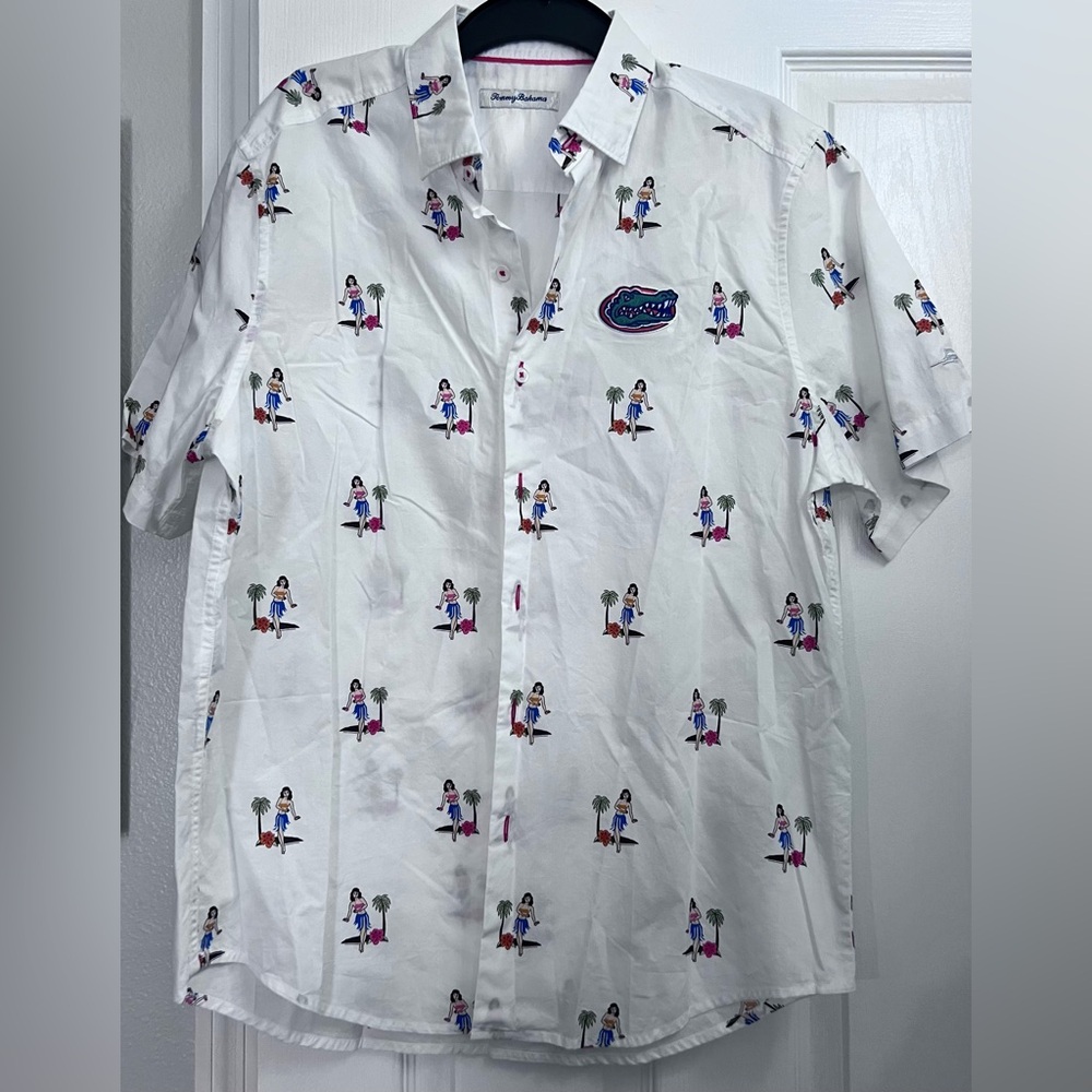 Tommy Bahama Florida Gators Button down size medium New With Tags